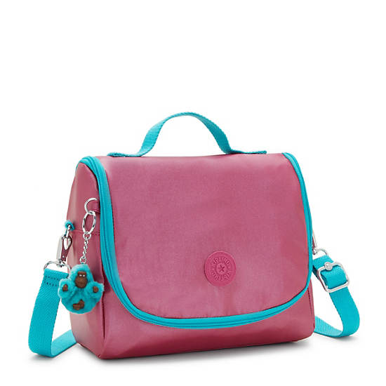 Sacs Kipling New Kichirou Classiche Metallic Lunch Bag Rose Beige | FR 1279LI